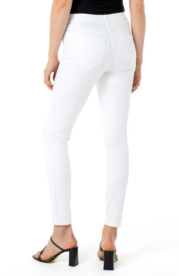 Liverpool Los Angeles THE GIA GLIDER ANKLE SKINNY Bright White Women ANKLE SKINNY
