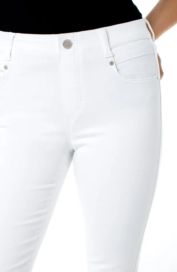 Liverpool Los Angeles THE GIA GLIDER ANKLE SKINNY Bright White Women ANKLE SKINNY