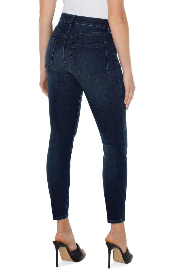 Liverpool Los Angeles THE GIA GLIDER ANKLE WITH FAUX BUTTON FLY Cornell Women SKINNY