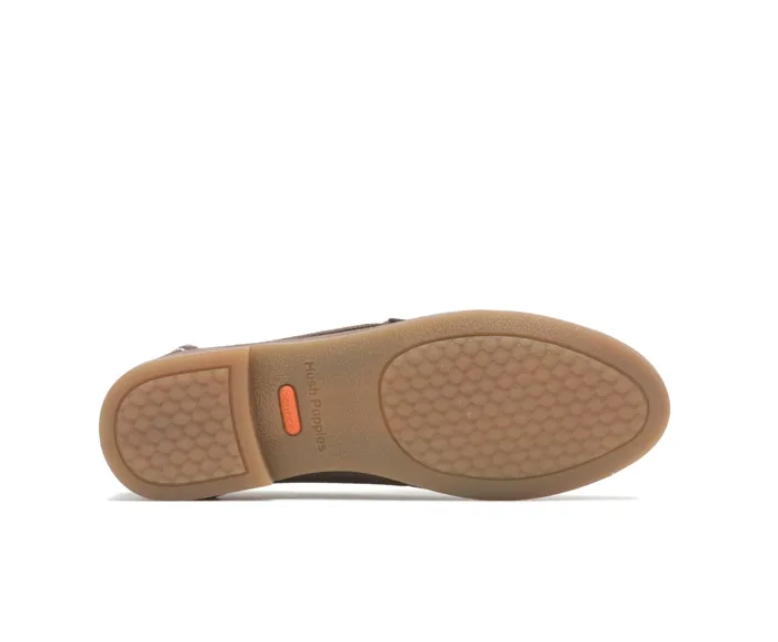 Loafers Wren Loafer Dark Brown Suede 8211 Hush Puppies Women