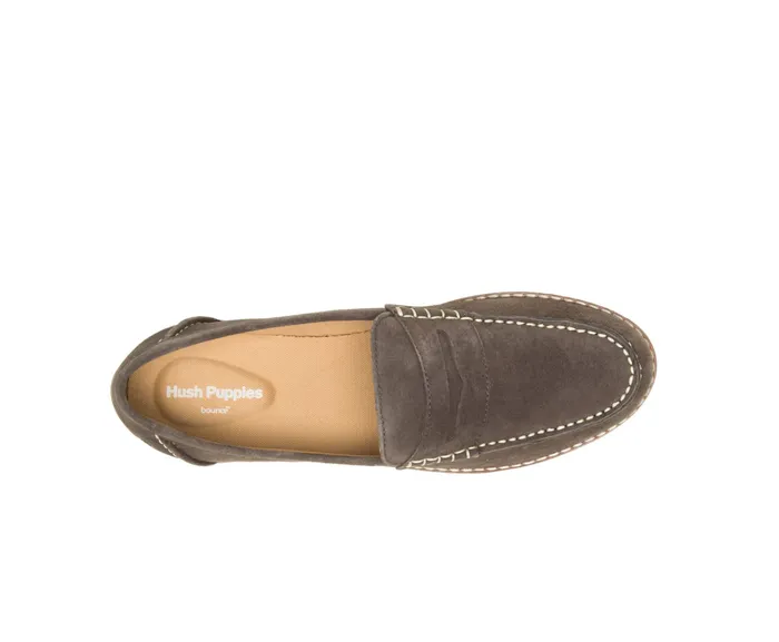 Loafers Wren Loafer Dark Brown Suede 8211 Hush Puppies Women