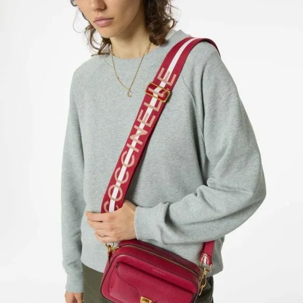 Logo Multi Sangriasangria Women Coccinelle Straps Logo Multi Sangriasangria Women Coccinelle Straps