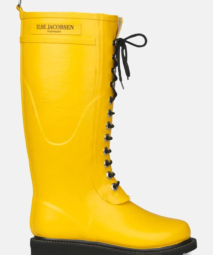 Long Rubber Boots 8211 Cyber Yellow Rainboots Ilse Jacobsen Rainboots Long