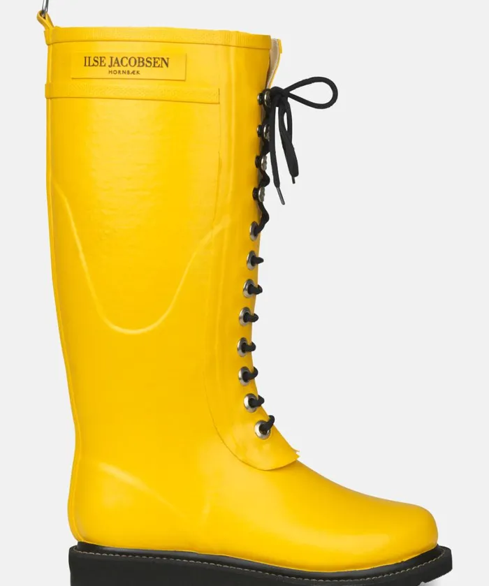 Long Rubber Boots 8211 Cyber Yellow Rainboots Ilse Jacobsen Rainboots Long