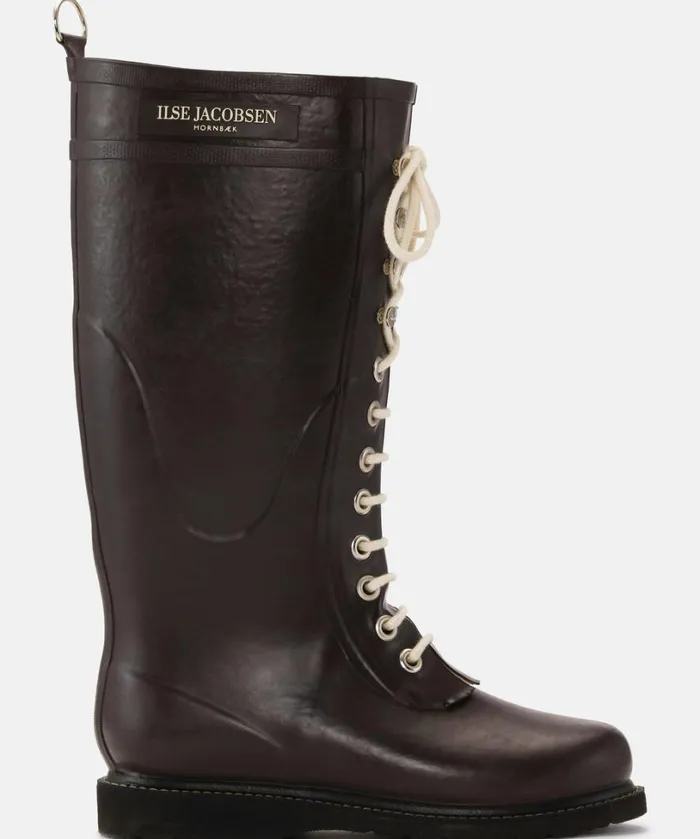 Long Rubber Boots 8211 Ganache Rainboots Ilse Jacobsen Rainboots Long