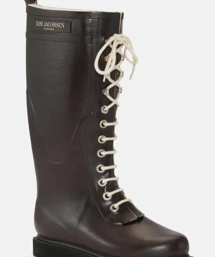 Long Rubber Boots 8211 Ganache Rainboots Ilse Jacobsen Rainboots Long