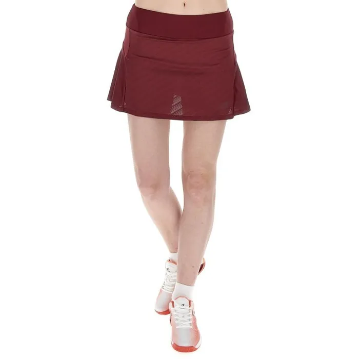 Lotto Sport Apparel ManWoman TECH W I 8211 D3 SKIRT Tawny Red