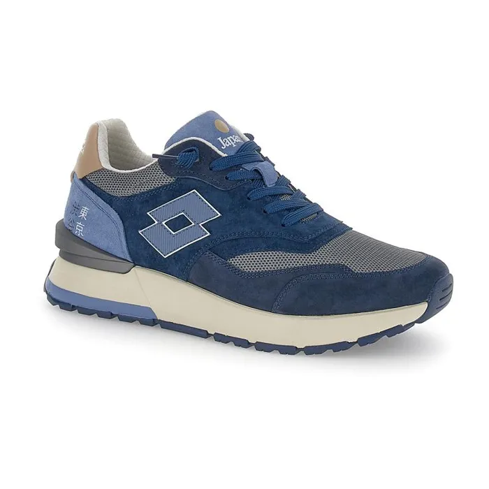 Lotto Sport Leggenda Man TOKYO GINZA PURE Dark Bluecool Gray 10uocean Blue