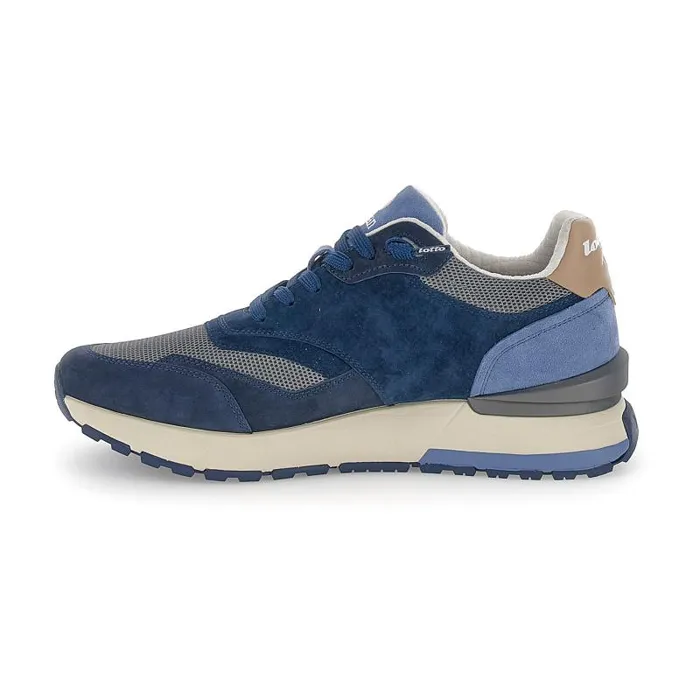 Lotto Sport Leggenda Man TOKYO GINZA PURE Dark Bluecool Gray 10uocean Blue