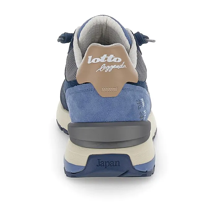 Lotto Sport Leggenda Man TOKYO GINZA PURE Dark Bluecool Gray 10uocean Blue