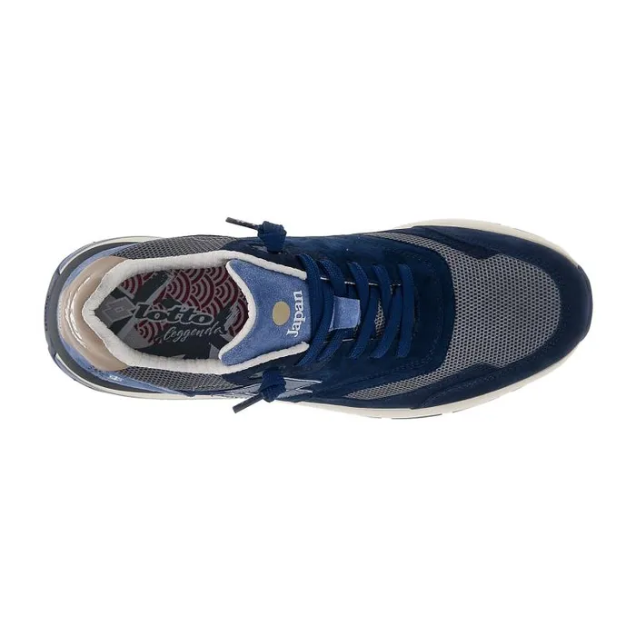 Lotto Sport Leggenda Man TOKYO GINZA PURE Dark Bluecool Gray 10uocean Blue