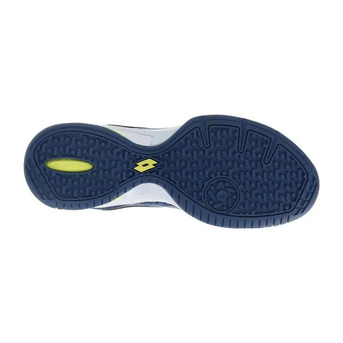 Lotto Sport Padel ManWoman SUPERRAPIDA 200 III All Whiteacid Yellowdark Denim