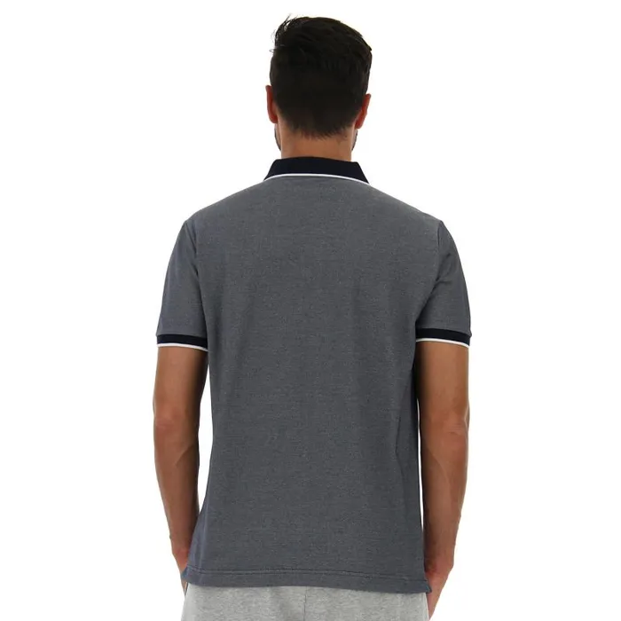Lotto Sport Polo Shirts Man POLO FIRENZE PQ Navy Bluebrilliant White Lotto Sport Polo Shirts Man POLO FIRENZE PQ Navy Bluebrilliant White