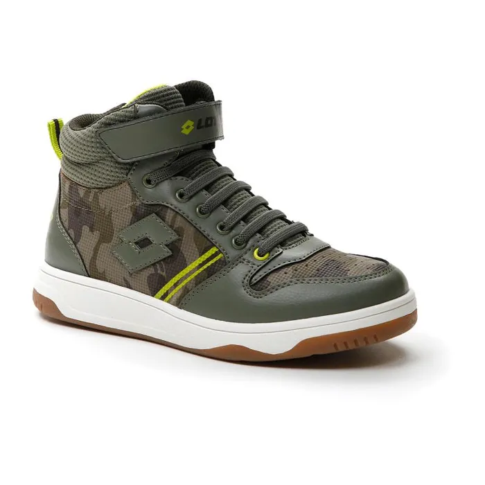 Lotto Sport Sneakers Kids ROCKET AMF III MID CAMO CL S Deep Lichenwarm Gray 11uscarab Green Lotto Sport Sneakers Kids ROCKET AMF III MID CAMO CL S Deep Lichenwarm Gray 11uscarab Green