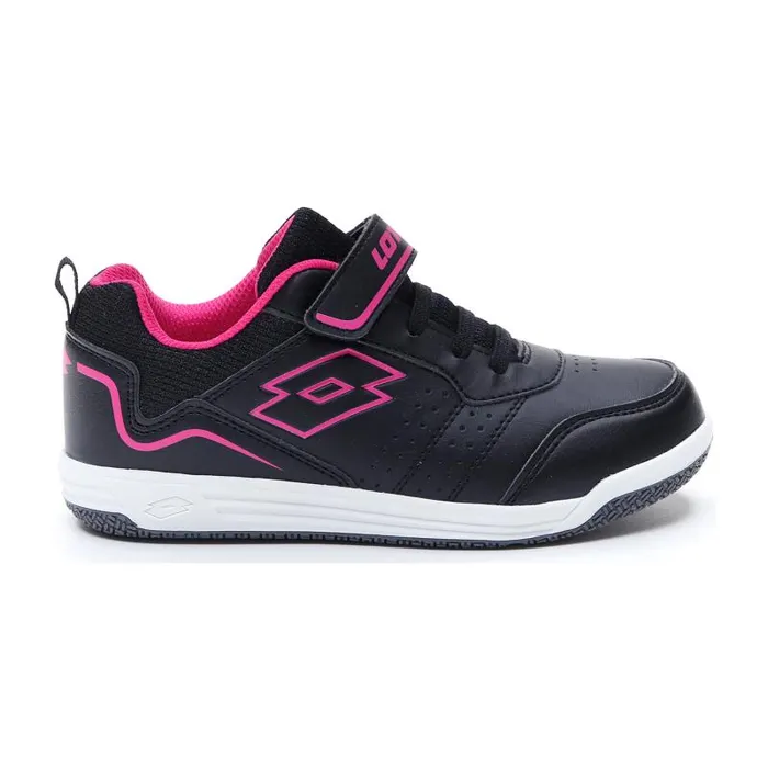 Lotto Sport Sneakers Kids SET ACE AMF XIV CL SL All Blackdynamic Fuchsia