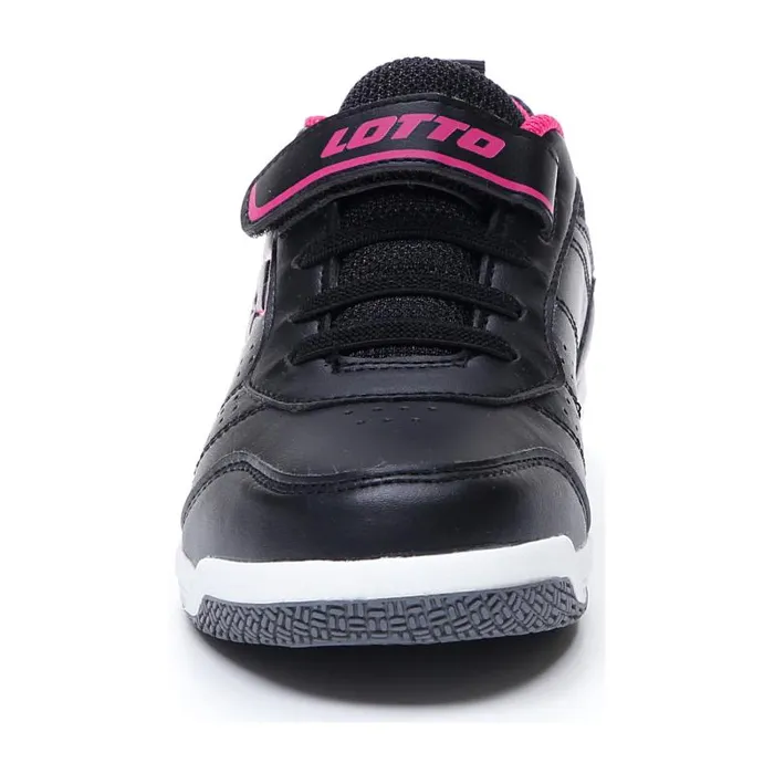 Lotto Sport Sneakers Kids SET ACE AMF XIV CL SL All Blackdynamic Fuchsia