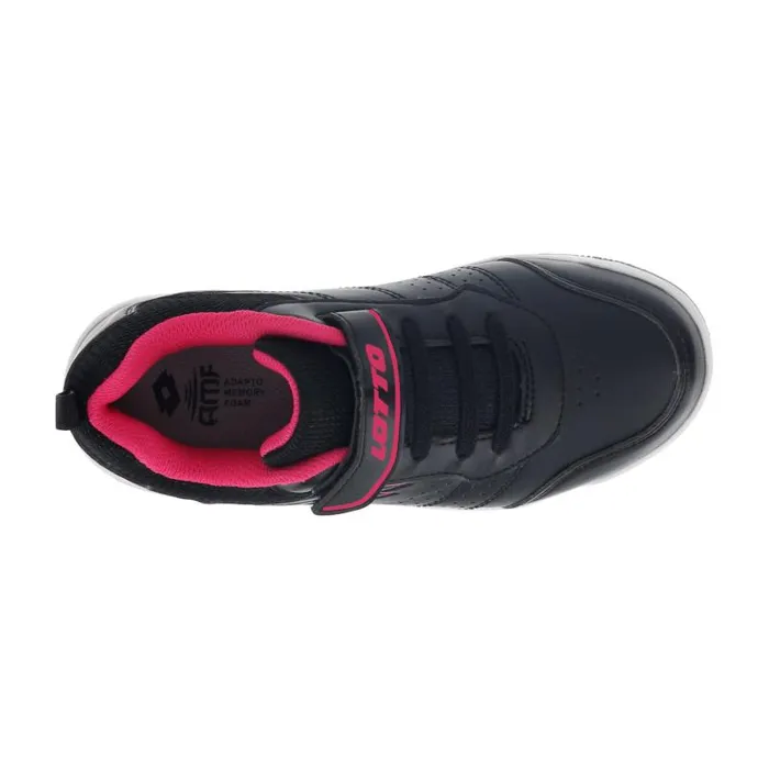 Lotto Sport Sneakers Kids SET ACE AMF XIV CL SL All Blackdynamic Fuchsia