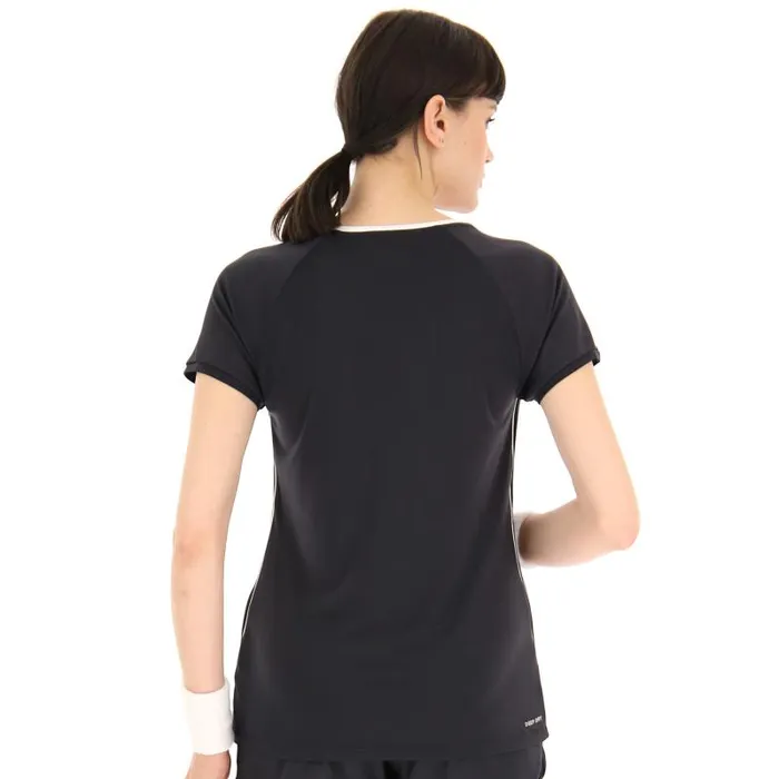Lotto Sport TShirt WomanMan SQUADRA W II TEE PL All Black