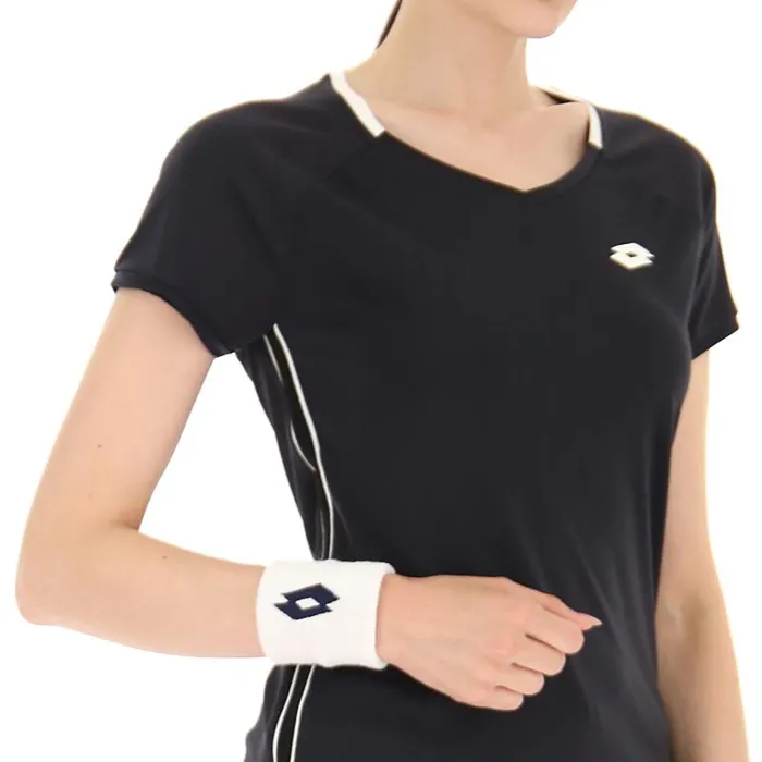 Lotto Sport TShirt WomanMan SQUADRA W II TEE PL All Black