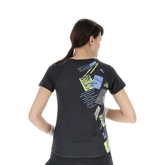 Lotto Sport TShirt WomanMan TECH W I 8211 D5 TEE All Black Lotto Sport TShirt WomanMan TECH W I 8211 D5 TEE All Black