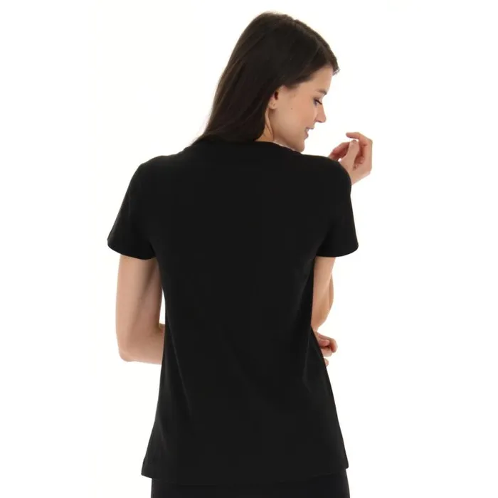 Lotto Sport TShirt Woman YALLA HABIBI JABEUR W TEE BLACK All Black Lotto Sport TShirt Woman YALLA HABIBI JABEUR W TEE BLACK All Black