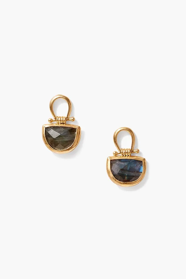 Luna Stud Earrings Labradorite Women Chan Luu Earrings