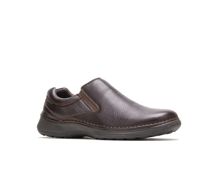 Lunar Ii Dark Brown Leather Men SlipOns Hush Puppies Lunar Ii Dark Brown Leather Men SlipOns Hush Puppies