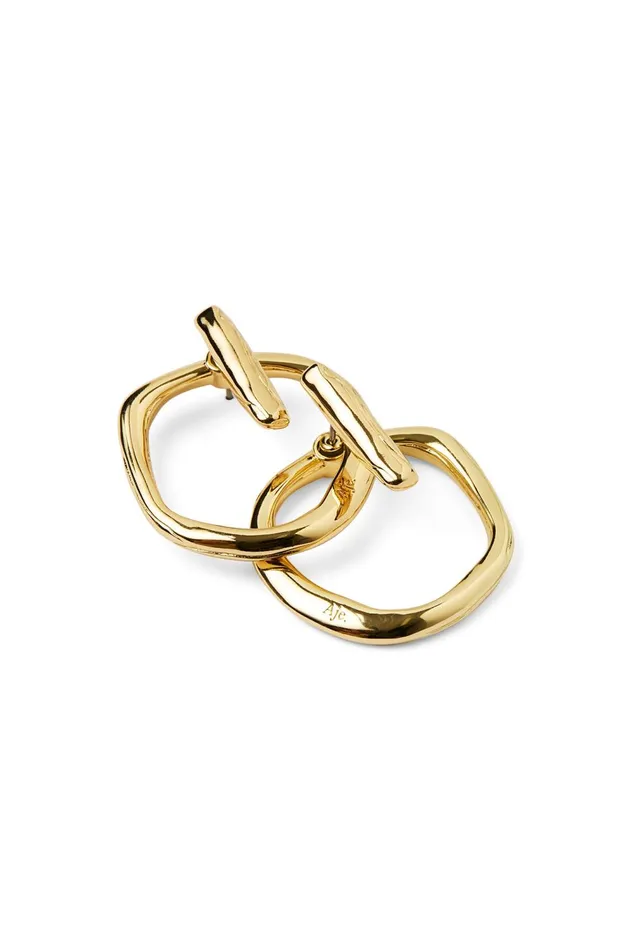 Lunette Drop Earring Gold Women Aje Jewelry