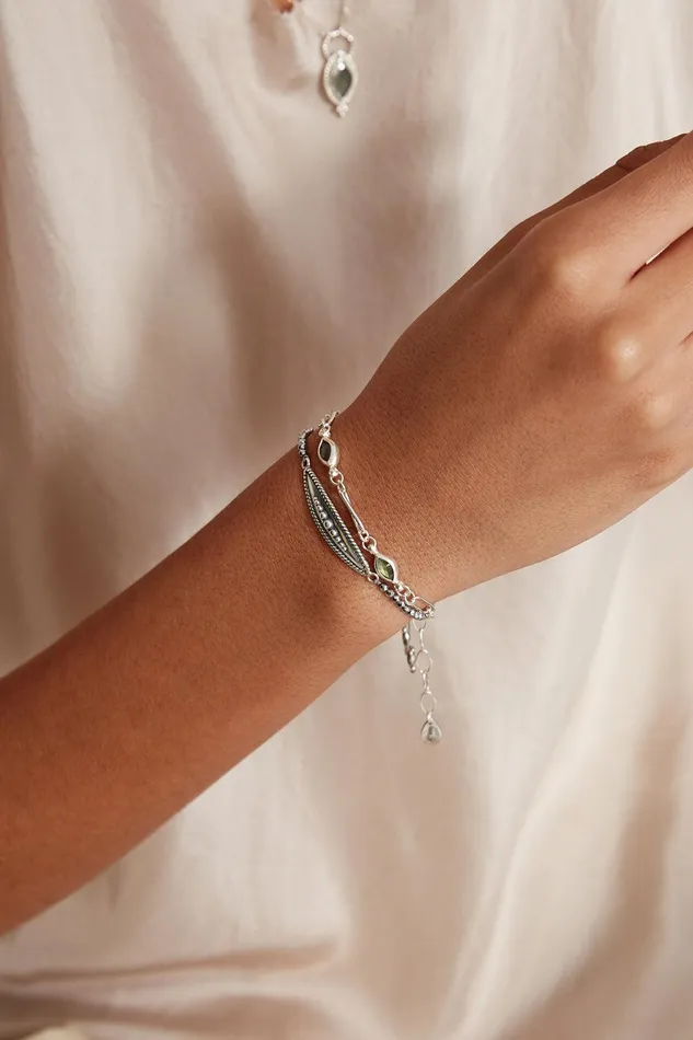 Lydia Bracelet Silver Labradorite Women Chan Luu Bracelets