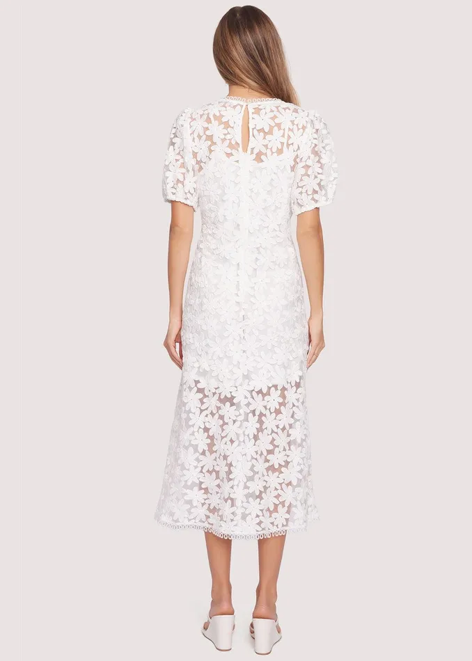 Madonna Lily Midi Dress White Women Lost Wander Dresses