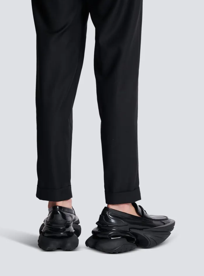 Main Lab Unicorn Glazed Loafer Sneakers Black Men Balmain Sneakers