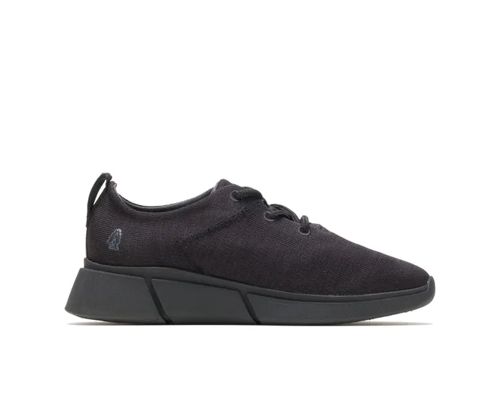 Makenna Lace Up Black HeatheredDark Outsole Sneakers Hush Puppies Women