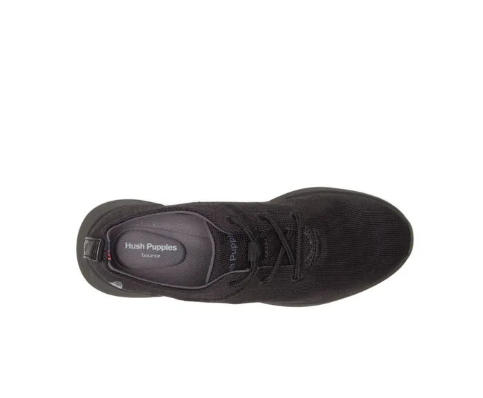Makenna Lace Up Black HeatheredDark Outsole Sneakers Hush Puppies Women Makenna Lace Up Black HeatheredDark Outsole Sneakers Hush Puppies Women
