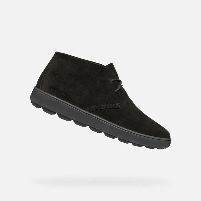 Man Geox Casual Shoes SPHERICA ECUB1 Men039s Coffee Suede Shoes Geox Dark Coffee