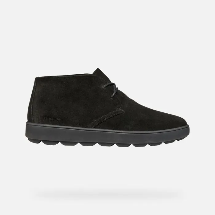 Man Geox Casual Shoes SPHERICA ECUB1 Men039s Coffee Suede Shoes Geox Dark Coffee