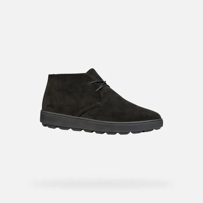 Man Geox Casual Shoes SPHERICA ECUB1 Men039s Coffee Suede Shoes Geox Dark Coffee
