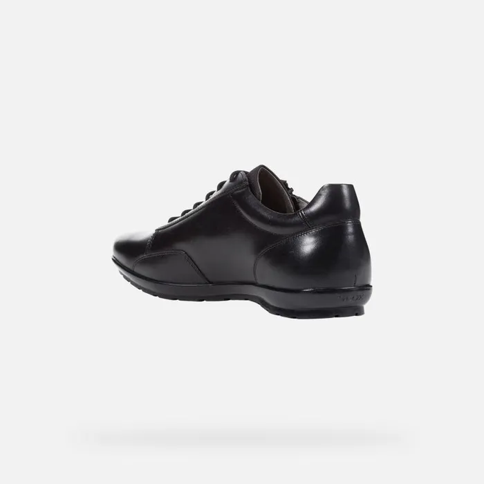 Man Geox Formal Shoes SYMBOL Men039s Black Leather Shoes SS Black