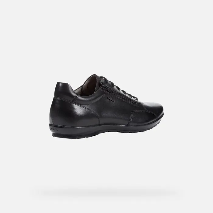 Man Geox Formal Shoes SYMBOL Men039s Black Leather Shoes SS Black