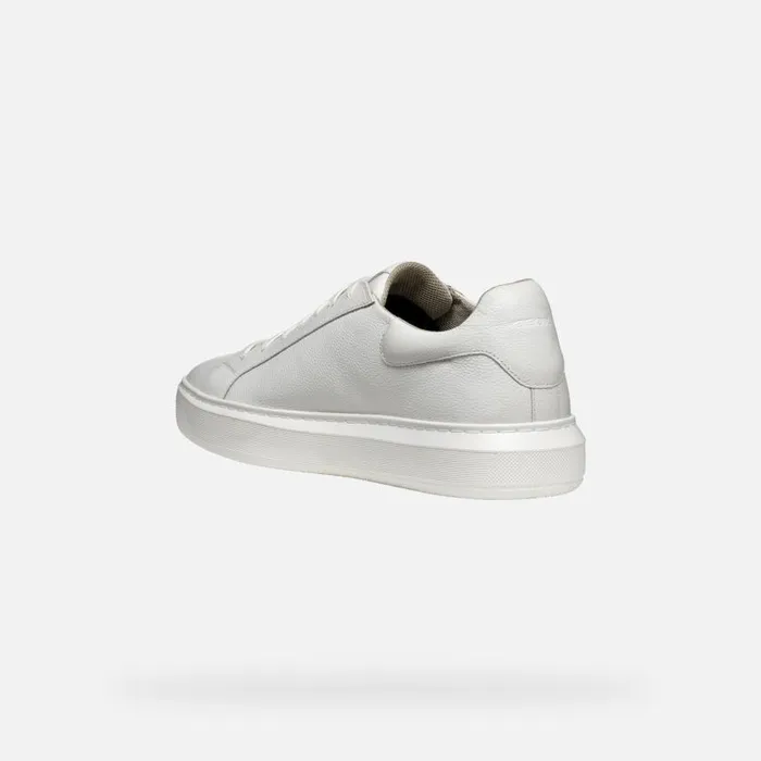 Man Geox Sneakers DEIVEN MAN White Low Top Sneakers White