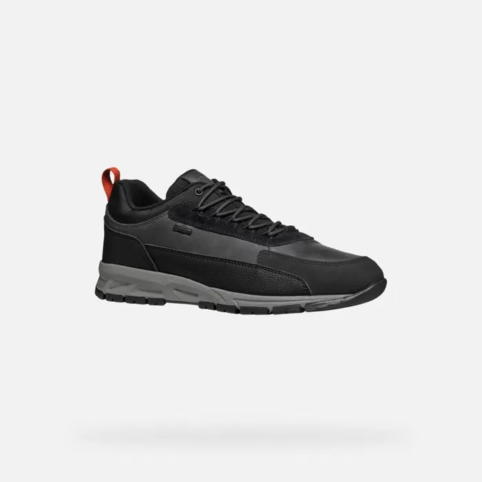 Man Geox Sneakers DELRAY ABX MAN NavyBlack Waterproof Trainers Navyblack
