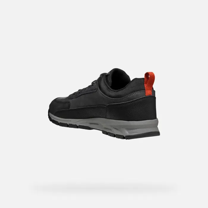 Man Geox Sneakers DELRAY ABX MAN NavyBlack Waterproof Trainers Navyblack