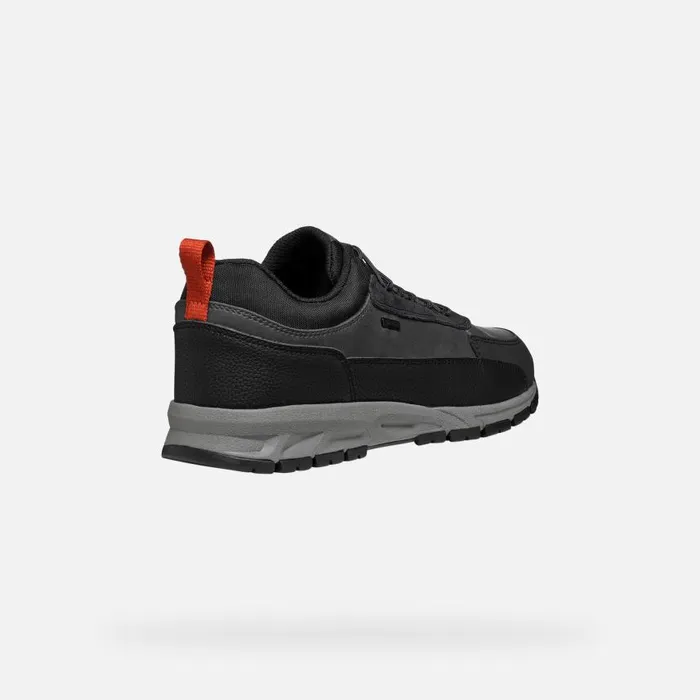 Man Geox Sneakers DELRAY ABX MAN NavyBlack Waterproof Trainers Navyblack