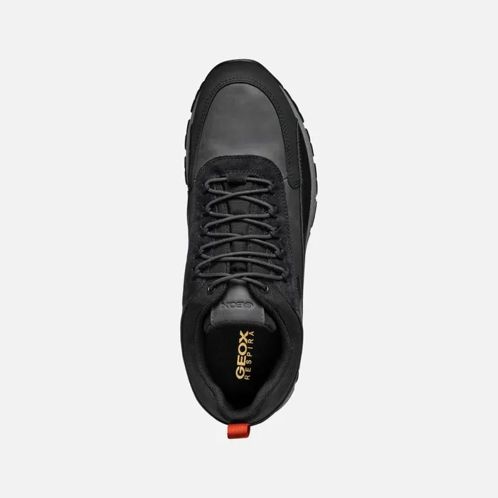 Man Geox Sneakers DELRAY ABX MAN NavyBlack Waterproof Trainers Navyblack