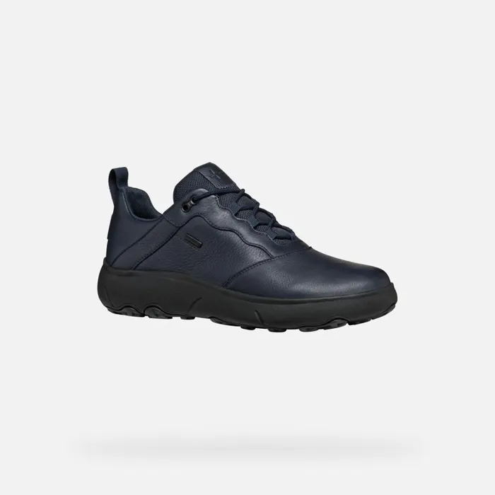 Man Geox Sneakers NEBULA GRIP ABX MAN Navy Low Top Sneakers Navy