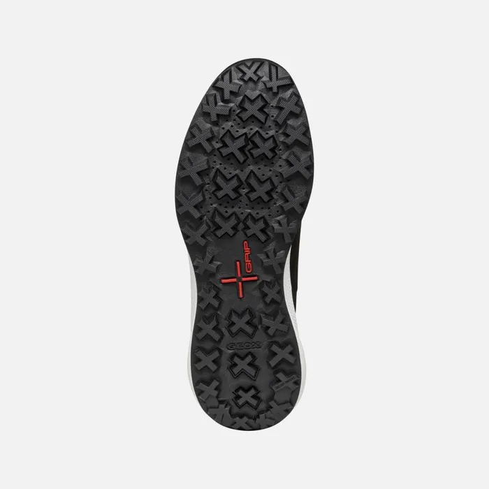 Man Geox Sneakers PG1X ABX MAN Dark Coffee Waterproof Trainers Dark Coffee