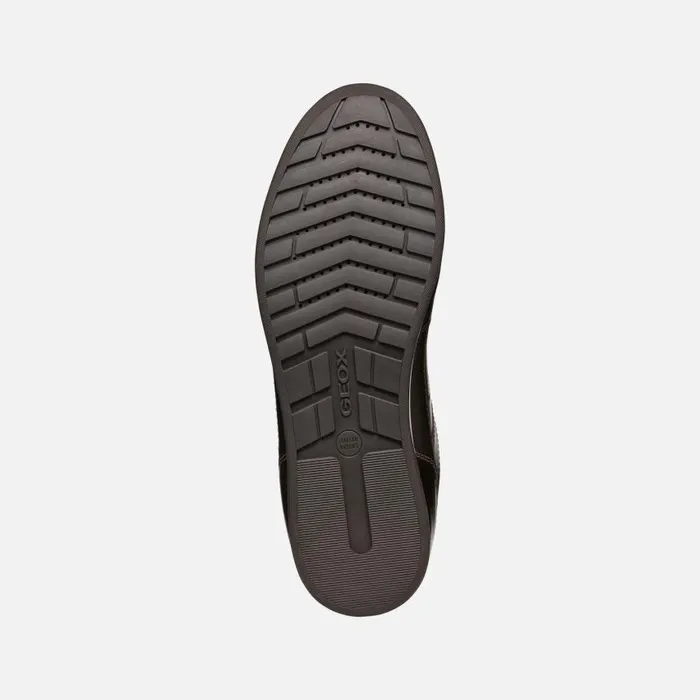 Man Geox Sneakers RENAN MAN Coffee Low Top Sneakers Coffee