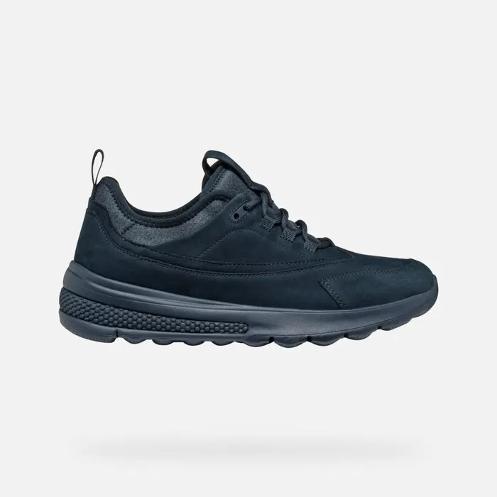 Man Geox Sneakers SPHERICA ACTIF MAN Navy Low Top Sneakers Navy