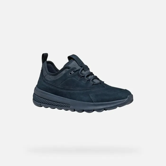 Man Geox Sneakers SPHERICA ACTIF MAN Navy Low Top Sneakers Navy