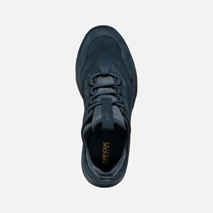Man Geox Sneakers SPHERICA ACTIF MAN Navy Low Top Sneakers Navy