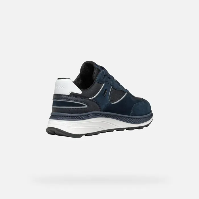 Man Geox Sneakers SPHERICA ACTIF X1 ABX MAN Navy Low Top Sneakers Navy